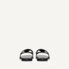 Vlogo Cut-Out Calfskin Slide Sandal Vlogo Cut-Out Calfskin Slide Sandal