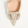 Vlogo Glow Laminierte Nappa-Slingback-Pumps 80 mm / 3,15 Zoll