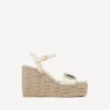 Vlogo Kalbsleder-Sandalette mit Cut-Out-Design und 110 mm Keilabsatz Vlogo Kalbsleder-Sandalette mit Cut-Out-Design und 110 mm Keilabsatz