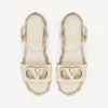 Vlogo Kalbsleder-Sandalette mit Cut-Out-Design und 110 mm Keilabsatz Vlogo Kalbsleder-Sandalette mit Cut-Out-Design und 110 mm Keilabsatz
