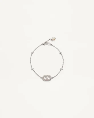 Vlogo Signature Armband aus Metall, Perlen und Swarovski®-Kristallen Vlogo Signature Armband aus Metall, Perlen und Swarovski®-Kristallen