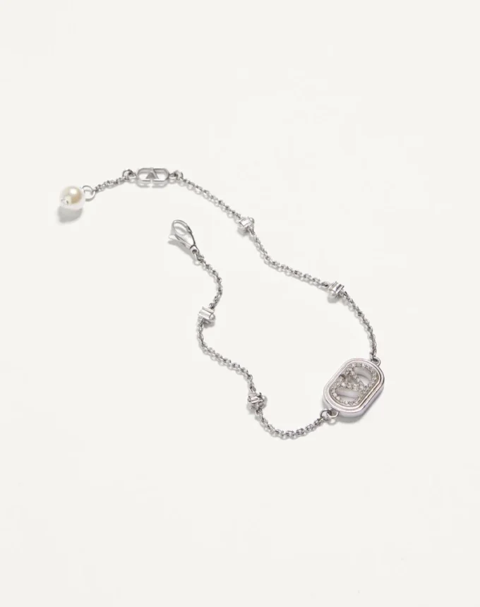 Vlogo Signature Armband aus Metall, Perlen und Swarovski®-Kristallen Vlogo Signature Armband aus Metall, Perlen und Swarovski®-Kristallen