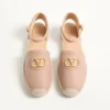 Vlogo Signature Ballerina aus genarbtem Kalbsleder 25 mm Vlogo Signature Ballerina aus genarbtem Kalbsleder 25 mm