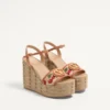 Vlogo Signature Cherryfic Pattern Wedge Sandal 120 mm Vlogo Signature Cherryfic Pattern Wedge Sandal 120 mm