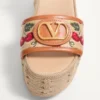 Vlogo Signature Cherryfic Pattern Wedge Sandal 120 mm Vlogo Signature Cherryfic Pattern Wedge Sandal 120 mm