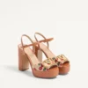 Vlogo Signature Cherryfic Plateausandalen 115 mm