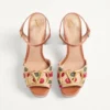 Vlogo Signature Cherryfic Plateausandalen 115 mm