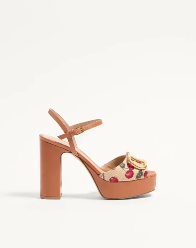 Vlogo Signature Cherryfic Plateausandalen 115 mm