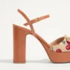 Vlogo Signature Cherryfic Plateausandalen 115 mm
