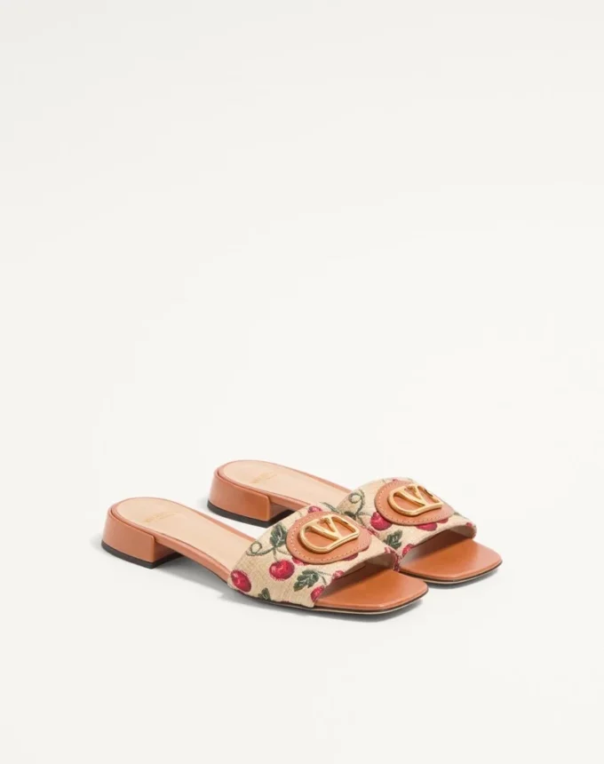 Vlogo Signature Cherryfic Slide Sandal 20 mm Vlogo Signature Cherryfic Slide Sandal 20 mm