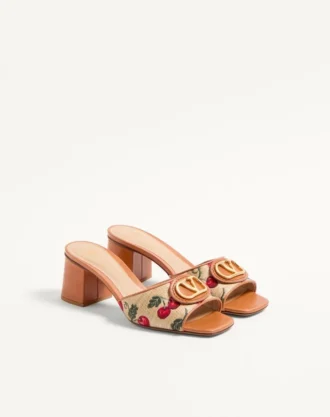 Vlogo Signature Cherryfic Slide Sandal 60 mm Vlogo Signature Cherryfic Slide Sandal 60 mm