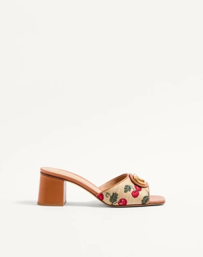 Vlogo Signature Cherryfic Slide Sandal 60 mm Vlogo Signature Cherryfic Slide Sandal 60 mm