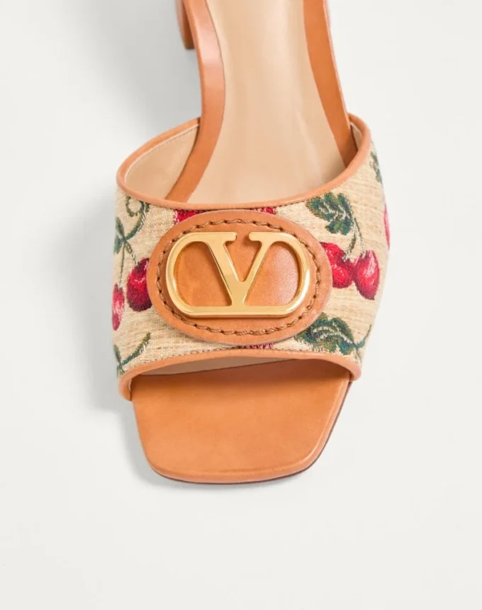 Vlogo Signature Cherryfic Slide Sandal 60 mm Vlogo Signature Cherryfic Slide Sandal 60 mm