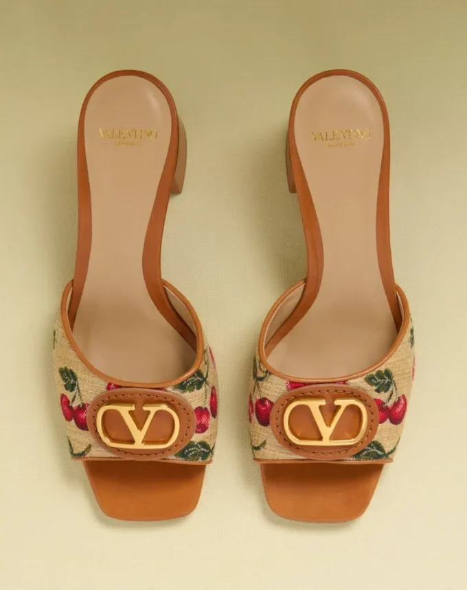 Vlogo Signature Cherryfic Slide Sandal 60 mm Vlogo Signature Cherryfic Slide Sandal 60 mm