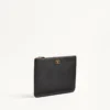 Vlogo Signature Clutch aus genarbtem Kalbsleder Vlogo Signature Clutch aus genarbtem Kalbsleder