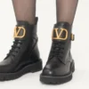 Vlogo Signature Combat-Stiefel aus Kalbsleder 35 mm / 0,8 Zoll