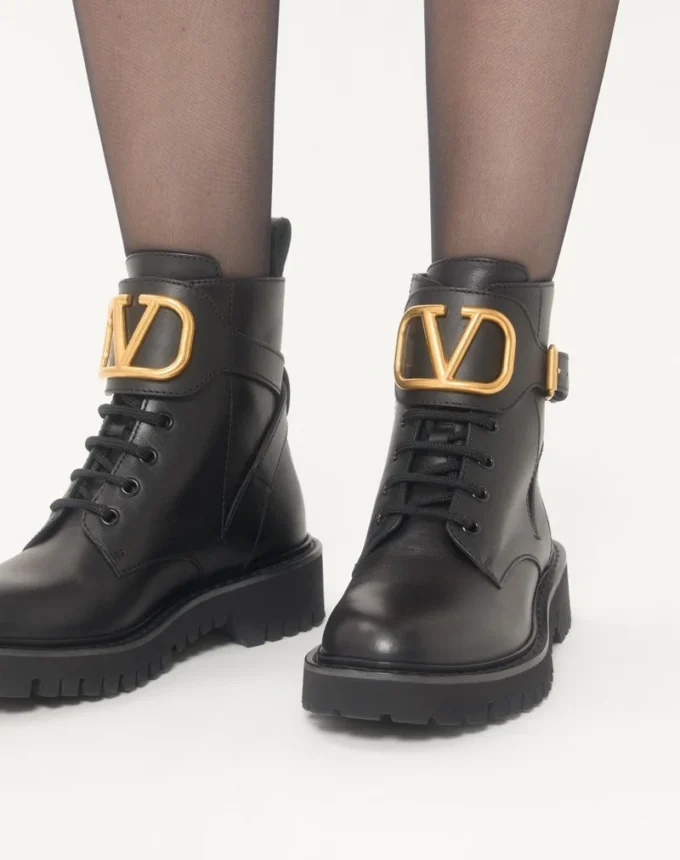 Vlogo Signature Combat-Stiefel aus Kalbsleder 35 mm / 0,8 Zoll