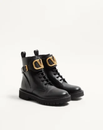 Vlogo Signature Combat-Stiefel aus Kalbsleder 35 mm / 0,8 Zoll