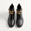 Vlogo Signature Combat-Stiefel aus Kalbsleder 35 mm / 0,8 Zoll