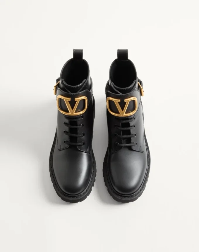 Vlogo Signature Combat-Stiefel aus Kalbsleder 35 mm / 0,8 Zoll