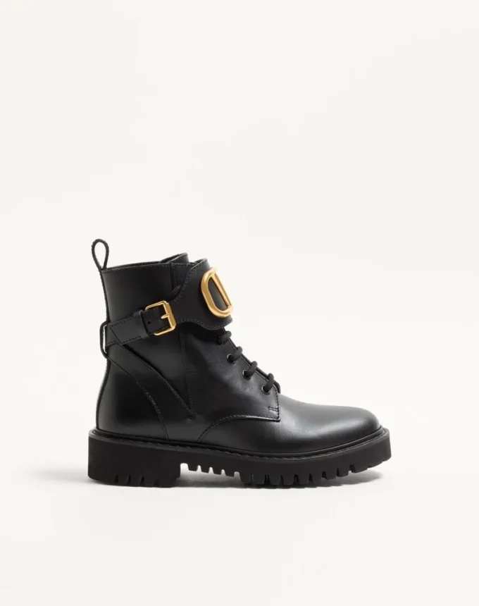 Vlogo Signature Combat-Stiefel aus Kalbsleder 35 mm / 0,8 Zoll