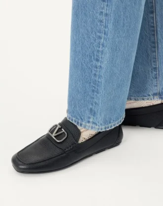 Vlogo Signature Driving-Schuh aus genarbtem Kalbsleder