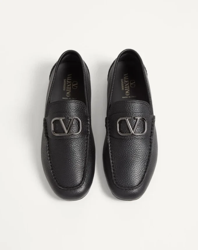 Vlogo Signature Driving-Schuh aus genarbtem Kalbsleder