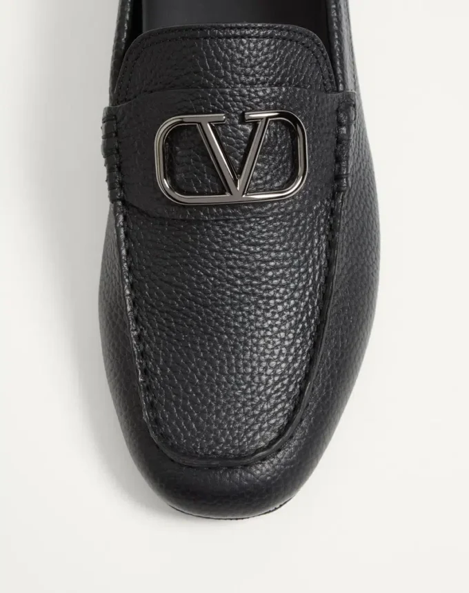 Vlogo Signature Driving-Schuh aus genarbtem Kalbsleder