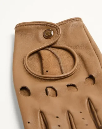 Vlogo Signature Fingerlose Handschuhe aus Nappaleder