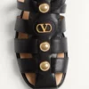 Vlogo Signature Fischer-Sandalen aus Kalbsleder 20 mm Vlogo Signature Fischer-Sandalen aus Kalbsleder 20 mm
