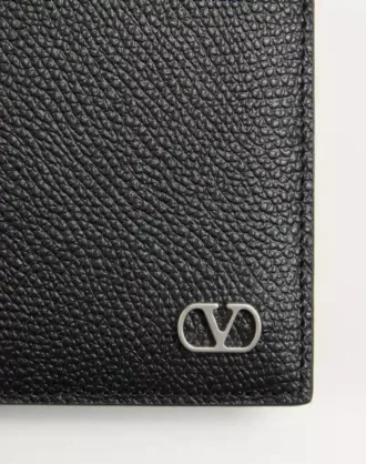 Vlogo Signature Geldbörse aus genarbtem Kalbsleder