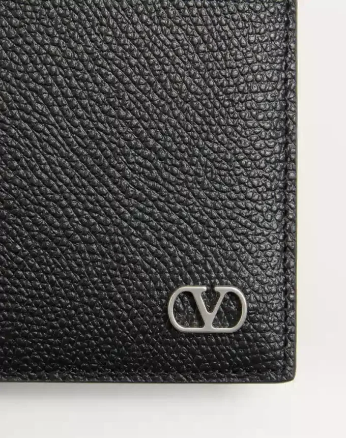 Vlogo Signature Geldbörse aus genarbtem Kalbsleder Vlogo Signature Geldbörse aus genarbtem Kalbsleder