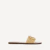 Vlogo Signature gewebte Raffia-Sandale 80 mm Vlogo Signature gewebte Raffia-Sandale 80 mm