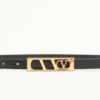 VLogo Signature Gürtel aus glänzendem Kalbsleder 15 mm VLogo Signature Gürtel aus glänzendem Kalbsleder 15 mm