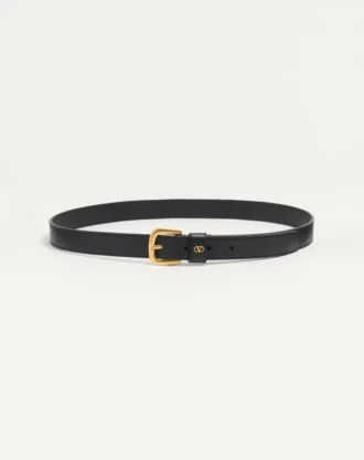 Vlogo Signature Gürtel aus glänzendem Kalbsleder 25 mm