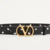 VLogo Signature Gürtel aus glänzendem Kalbsleder 30 mm VLogo Signature Gürtel aus glänzendem Kalbsleder 30 mm