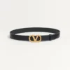 Vlogo Signature Gürtel aus glänzendem Kalbsleder mit Kristallen 30 mm Vlogo Signature Gürtel aus glänzendem Kalbsleder mit Kristallen 30 mm