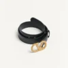 Vlogo Signature Gürtel aus glänzendem Kalbsleder mit Kristallen 30 mm Vlogo Signature Gürtel aus glänzendem Kalbsleder mit Kristallen 30 mm