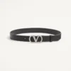 VLogo Signature Gürtel aus glänzendem Kalbsleder mit Kristallen 30 mm VLogo Signature Gürtel aus glänzendem Kalbsleder mit Kristallen 30 mm