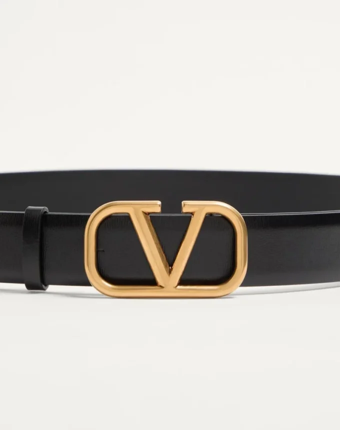 VLogo Signature Gürtel aus Kalbsleder
