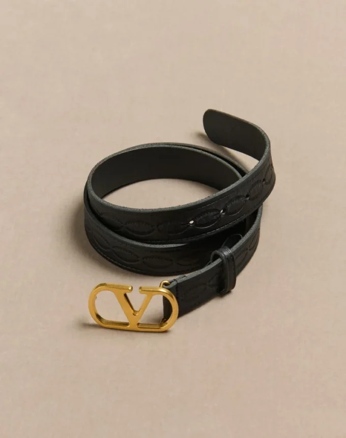 VLogo Signature Gürtel aus Kalbsleder 30 mm VLogo Signature Gürtel aus Kalbsleder 30 mm
