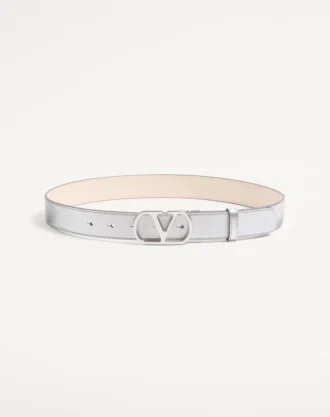 Vlogo Signature Gürtel aus laminiertem Kalbsleder 30 mm