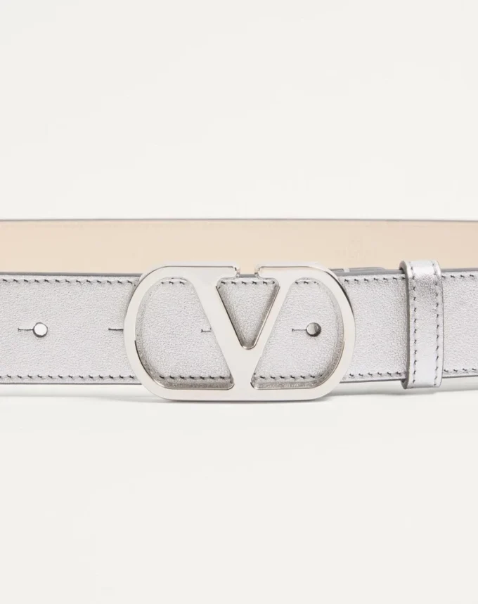 Vlogo Signature Gürtel aus laminiertem Kalbsleder 30 mm Vlogo Signature Gürtel aus laminiertem Kalbsleder 30 mm