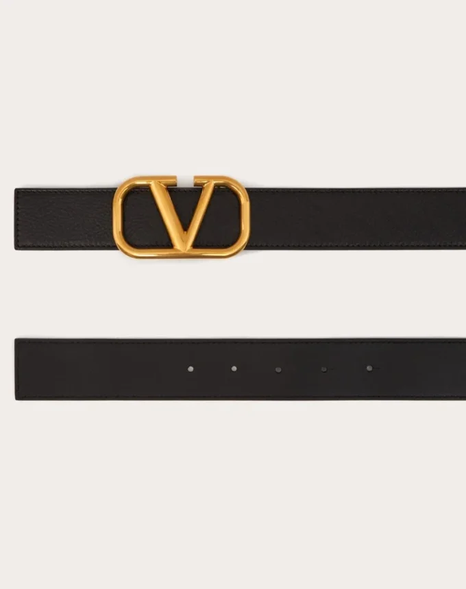 Vlogo Signature Gürtel aus Ombré-Rindsleder