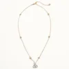 VLogo Signature Halskette aus Metall, Perlen und Swarovski®-Kristallen VLogo Signature Halskette aus Metall, Perlen und Swarovski®-Kristallen