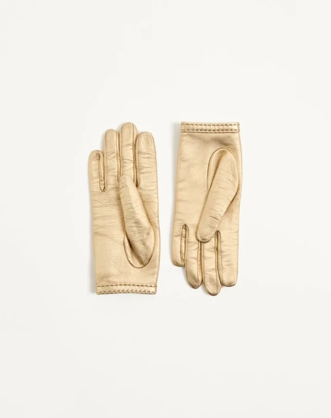 Vlogo Signature Handschuhe aus laminiertem Nappaleder Vlogo Signature Handschuhe aus laminiertem Nappaleder
