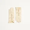 VLogo Signature Handschuhe aus Nappaleder mit Schleifen