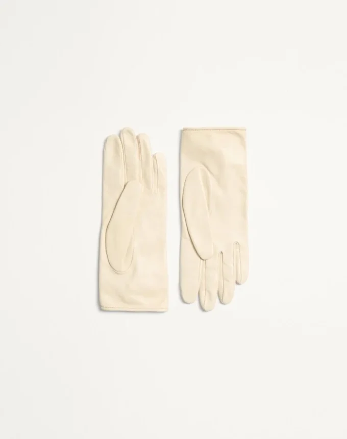 VLogo Signature Handschuhe aus Nappaleder mit Schleifen