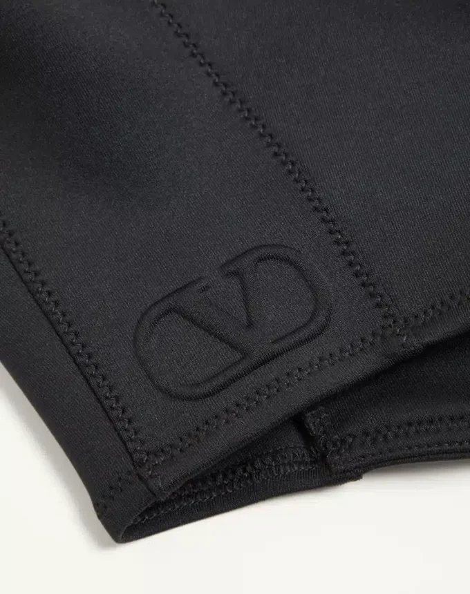 VLogo Signature Jersey-Kapuze mit Reißverschluss