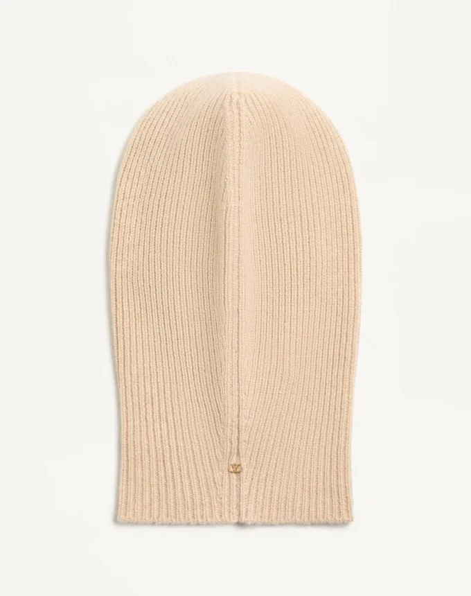 VLogo Signature Kaschmir- und Spitzenhaube